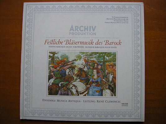 FESTIVE BAROQUE MUSIC FOR WINDS      MUSICA ANTIQUA / CLEMENCIC      198 405