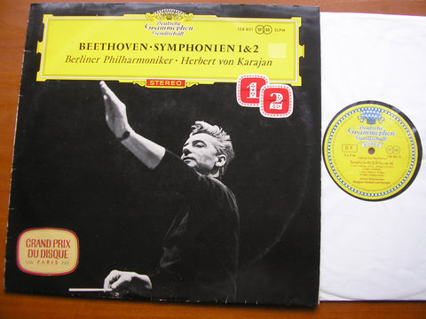 BEETHOVEN: SYMPHONIES Nos. 1 & 2      KARAJAN / BER:IN PHILHARMONIC   138 801
