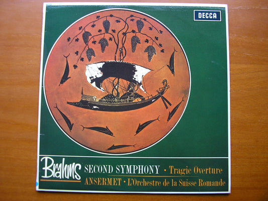SXL 6060  BRAHMS: SYMPHONY No. 2 / TRAGIC OVERTURE     ANSERMET / SUISSE ROMANDE        ED1