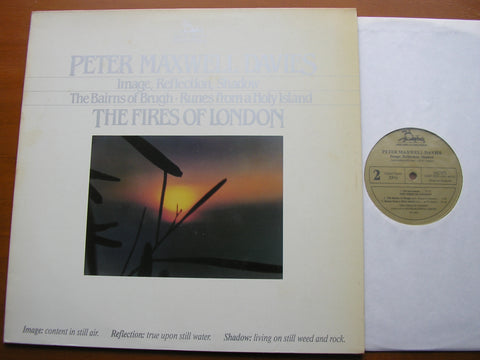 PETER MAXWELL DAVIES: IMAGE , REFLECTION, SHADOW / THE BAIRNS OF BRUGH / RUNES FROM A HOLY ISLAND      THE FIRES OF LONDON / DAVIES       DKP 9033