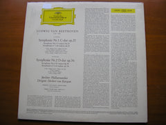 BEETHOVEN: SYMPHONIES Nos. 1 & 2      KARAJAN / BER:IN PHILHARMONIC   138 801