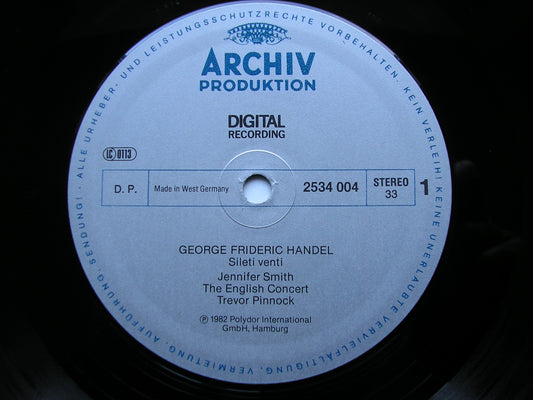 HANDEL: SILETE VENTI / CECILIA, VOLGI UN SGUARDO      SMITH / ELWES / THE ENGLISH CONCERT / PINNOCK    2534 004