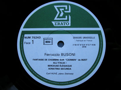 BUSONI: PIANO MUSIC     CYRIL HUVE        NUM 75243