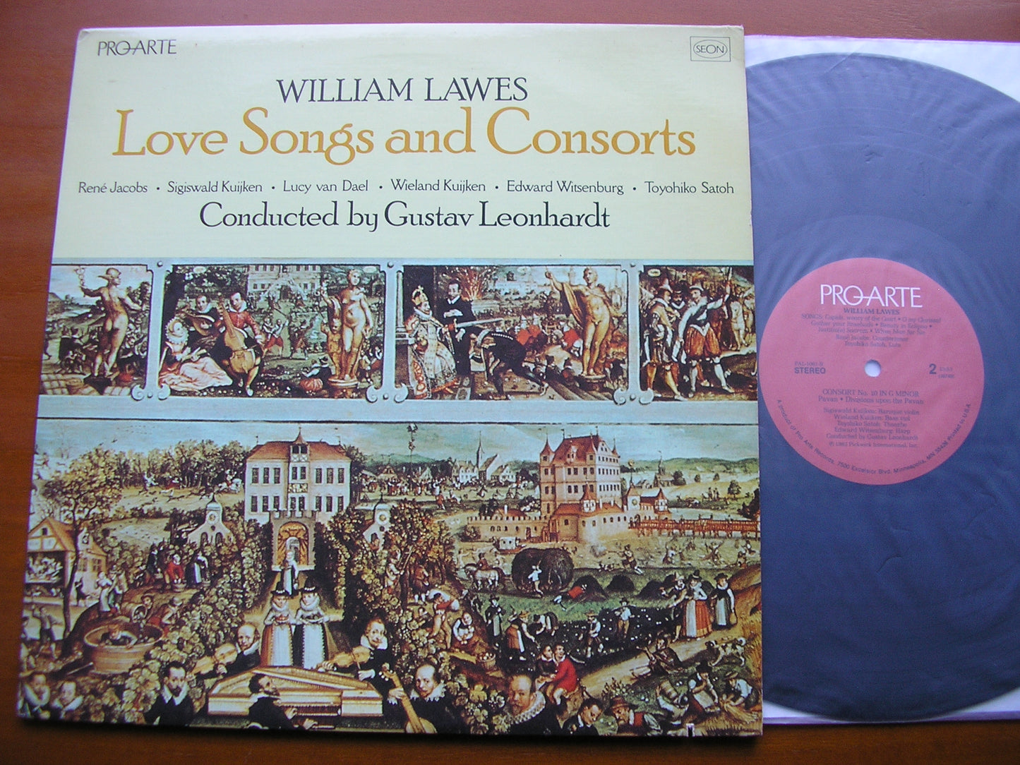 LAWES: LOVE SONGS & CONSORTS     SOLOISTS / LEONHARDT     PAL 1061