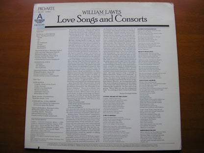 LAWES: LOVE SONGS & CONSORTS     SOLOISTS / LEONHARDT     PAL 1061