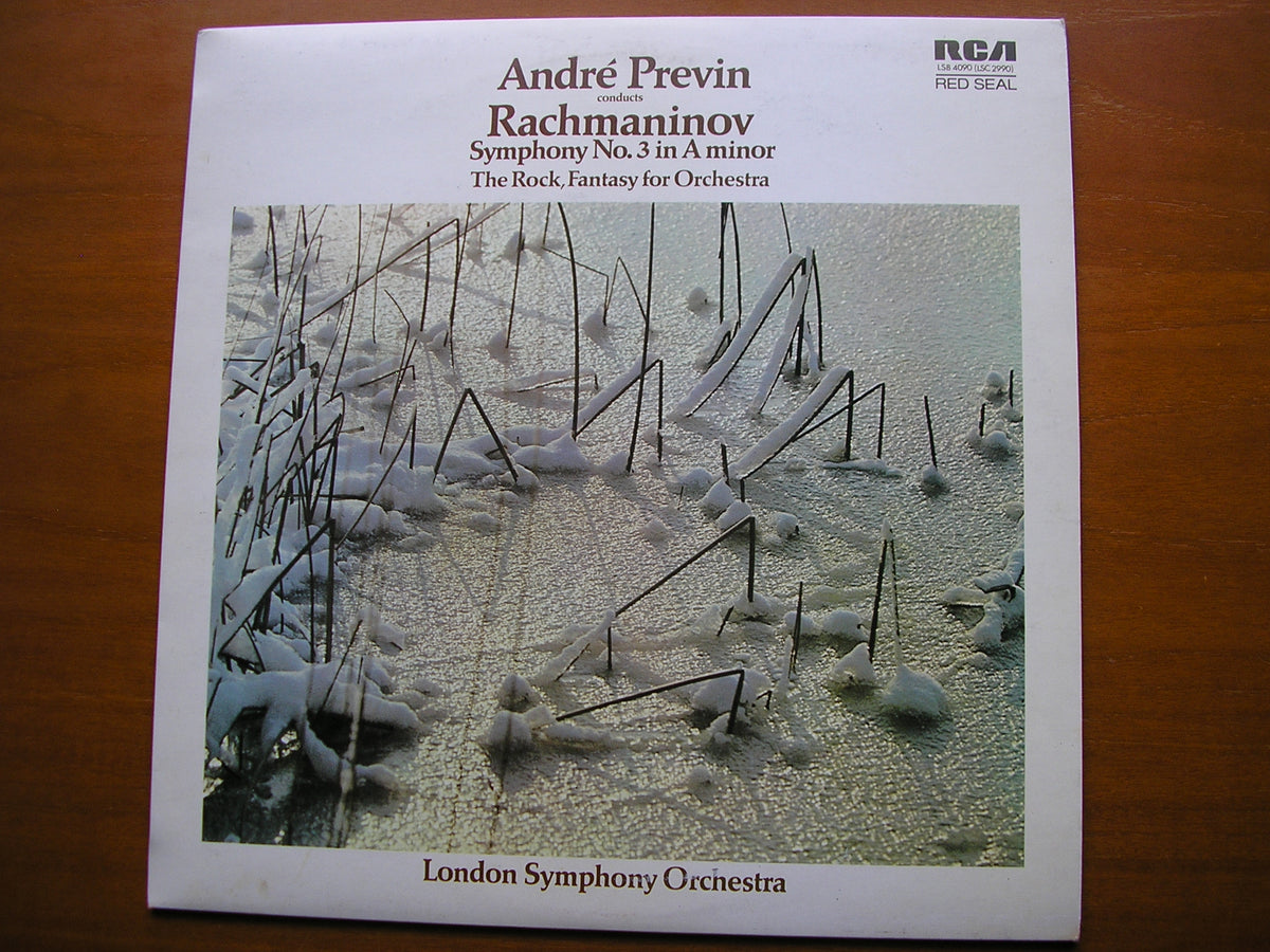 RACHMANINOV: SYMPHONY No. 3 / THE ROCK     PREVIN / LONDON SYMPHONY     LSB 4090