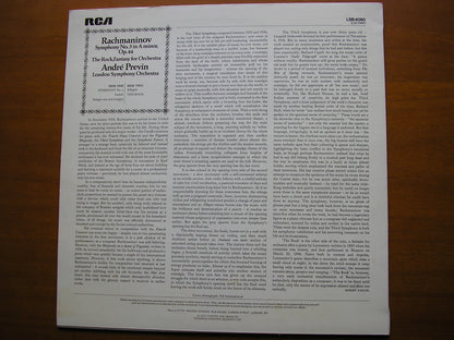 RACHMANINOV: SYMPHONY No. 3 / THE ROCK     PREVIN / LONDON SYMPHONY     LSB 4090