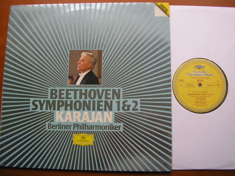 BEETHOVEN: SYMPHONIES Nos. 1 & 2       KARAJAN / BERLIN PHILHARMONIC  415 505