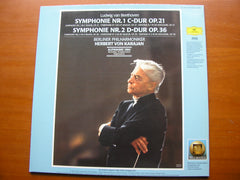 BEETHOVEN: SYMPHONIES Nos. 1 & 2       KARAJAN / BERLIN PHILHARMONIC  415 505