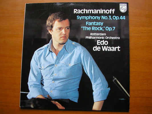 RACHMANINOV: SYMPHONY No. 3 / THE ROCK       DE WAART / ROTTERDAM PHILHARMONIC     9500 302