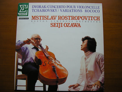 DVORAK: CELLO CONCERTO / TCHAIKOVSKY: ROCOCO VARIATIONS     ROSTROPOVICH / BOSTON SYMPHONY / OZAWA     NUM 75282