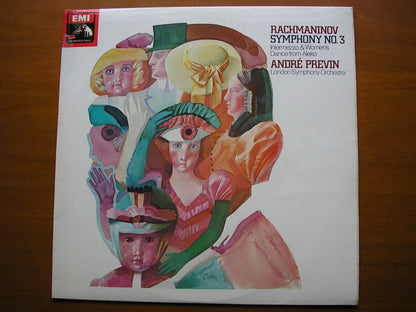 RACHMANINOV: SYMPHONY No. 3 / ALEKO Intermezzo / Women's Dance      PREVIN / LONDON SYMPHONY      ASD 3369