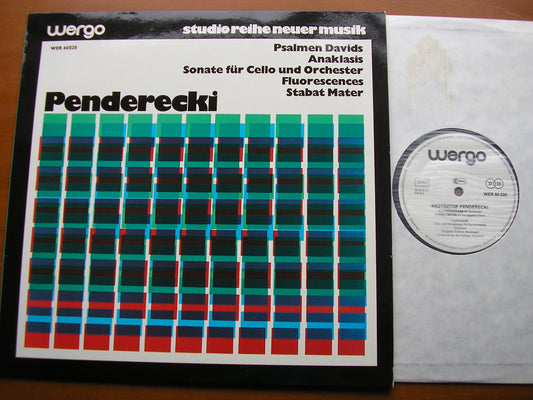 PENDERECKI: PSALMEN DAVIDS / ANAKLASIS / SONATA FOR CELLO & ORCHESTRA / FLUORESCENCES     PALM / WARSAW PHILHARMONIC / MARKOWSKI