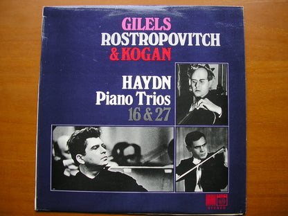 HAYDN: PIANO TRIOS Nos. 16 & 17      ROSTROPOVICH / GILELS / KOGAN     XID 5311