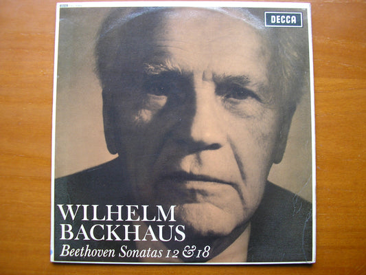 SXL 6064  BEETHOVEN: PIANO SONATAS Nos. 12 & 18       WILHELM BACKHAUS      ED1