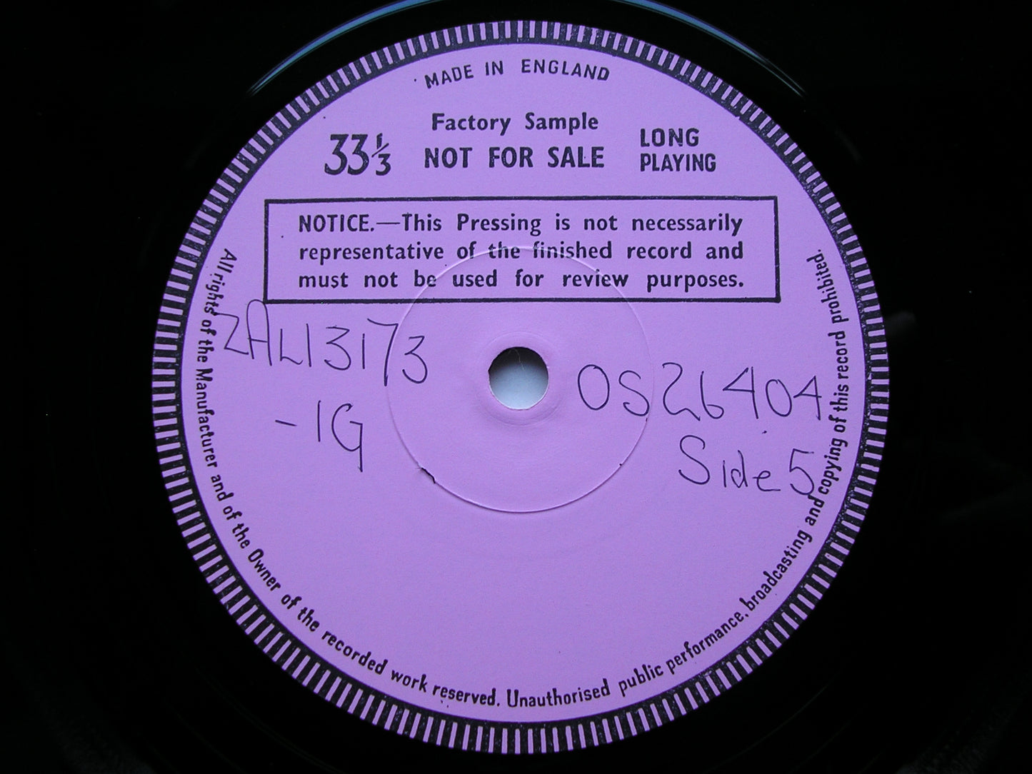 BRITTEN: DEATH IN VENICE    PEARS / SHIRLEY-QUIRK / ENGLISH OPERA GROUP / ENGLISH CHAMBER ORCHESTRA / BEDFORD   3LP   test pressing    SET 581-3