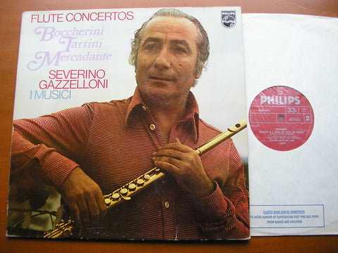 BOCCHERINI / TARTINI / MERCADANTE: FLUTE CONCERTOS      SEVERINO GAZZELLONI / I MUSICI      6500 611