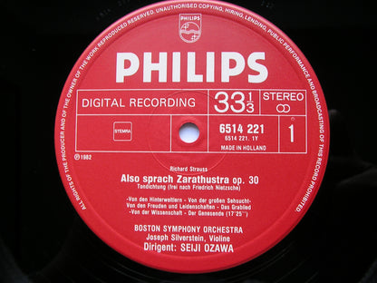 STRAUSS: ALSO SPRACH ZARATHUSTRA      OZAWA / BOSTON SYMPHONY    6514 221
