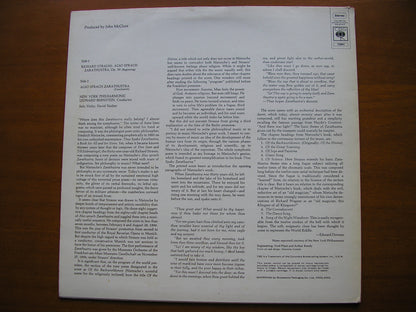 STRAUSS: ALSO SPRACH ZARATHUSTRA      BERNSTEIN / NEW YORK PHILHARMONIC     72941