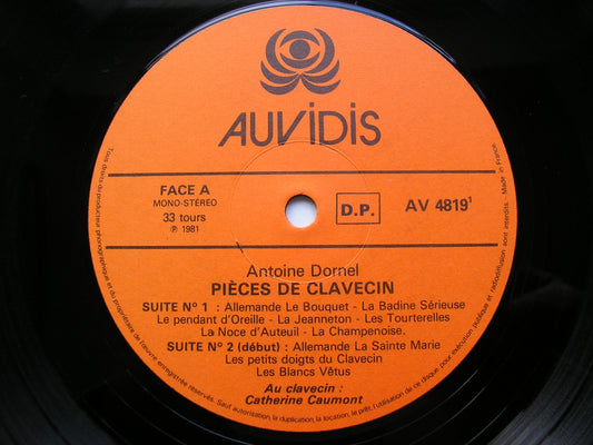 DORNEL: MUSIC FOR HARPSICHORD      CATHERINE CAUMONT    2LP    AV 4819