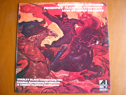 PROKOFIEV: CLASSICAL SYMPHONY / KHACHATURIAN: GAYANEH excerpts      BLACK / LONDON SYMPHONY / LONDON FESTIVAL ORCHESTRA   test pressing      PFS 4349