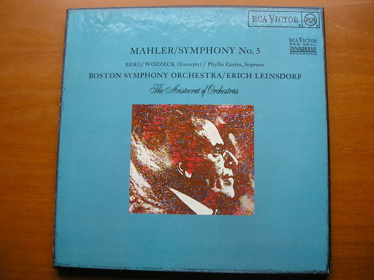 MAHLER: SYMPHONY No. 5 / BERG: WOZZECK excerpts        CURTIN / BOSTON SYMPHONY / LEINSDORF   SER 5518 / 9