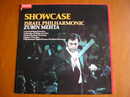 SHOWCASE: 19th CENTURY ORCHESTRAL MUSIC     MEHTA / ISRAEL PHILHARMONIC  test pressing   SXL 6843