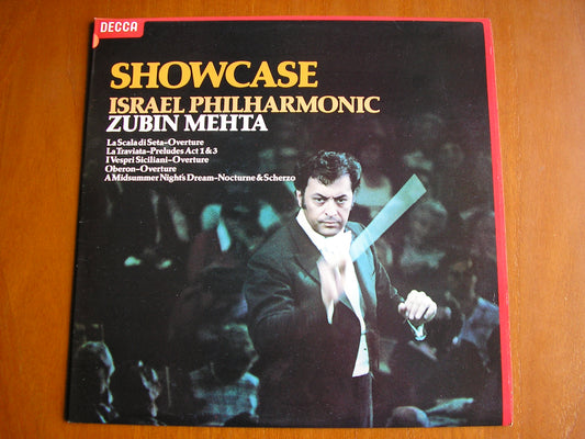 SHOWCASE: 19th CENTURY ORCHESTRAL MUSIC     MEHTA / ISRAEL PHILHARMONIC  test pressing   SXL 6843