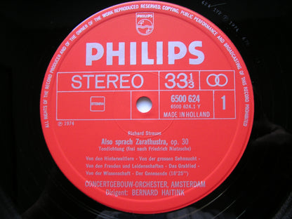 STRAUSS: ALSO SPRACH ZARATHUSTRA      HAITINK / CONCERTGEBOUW ORCHESTRA    6500 624