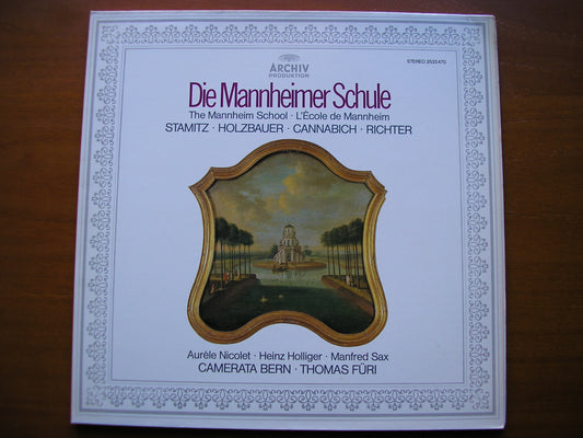 THE MANNHEIM SCHOOL: STAMITZ / HOLZBAUER / CANNABICH / RICHTER      CAMERATA BERN / FURI      2533 470