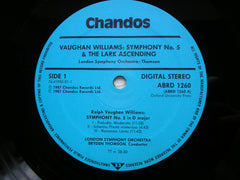 VAUGHAN WILLIAMS: SYMPHONY No. 5 / THE LARK ASCENDING    THOMSON / LONDON SYMPHONY   ABRD 1260