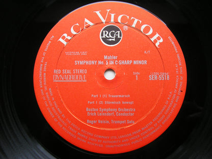 MAHLER: SYMPHONY No. 5 / BERG: WOZZECK excerpts        CURTIN / BOSTON SYMPHONY / LEINSDORF   SER 5518 / 9