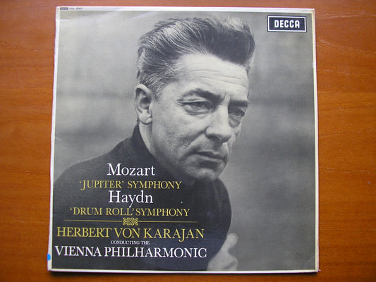 SXL 6067  MOZART: SYMPHONY No. 41 / HAYDN: SYMPHONY No. 103      KARAJAN / VIENNA PHILHARMONIC      ED1