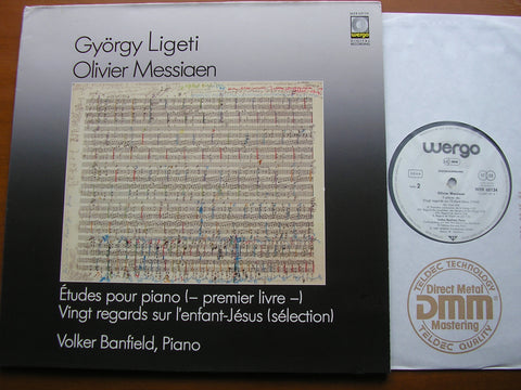 LIGETI: ETUDES FOR PIANO / MESSIAEN: VINGT REGARDS SUR L'ENFANT     VOLKER BANFIELD     WER 60134