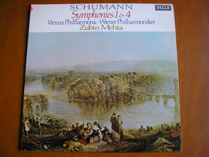 SCHUMANN: SYMPHONIES Nos. 1 & 4       MEHTA / VIENNA PHILHARMONIC    test pressing     SXL 6819