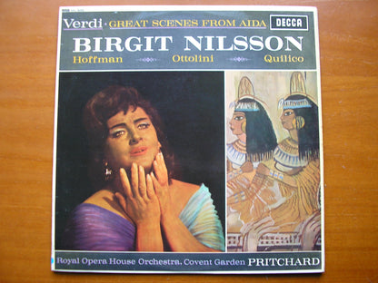 SXL 6068  VERDI: AIDA  excerpts    NILSSON / OTTOLINI / QUILICO / OROHCG / PRITCHARD     ED1