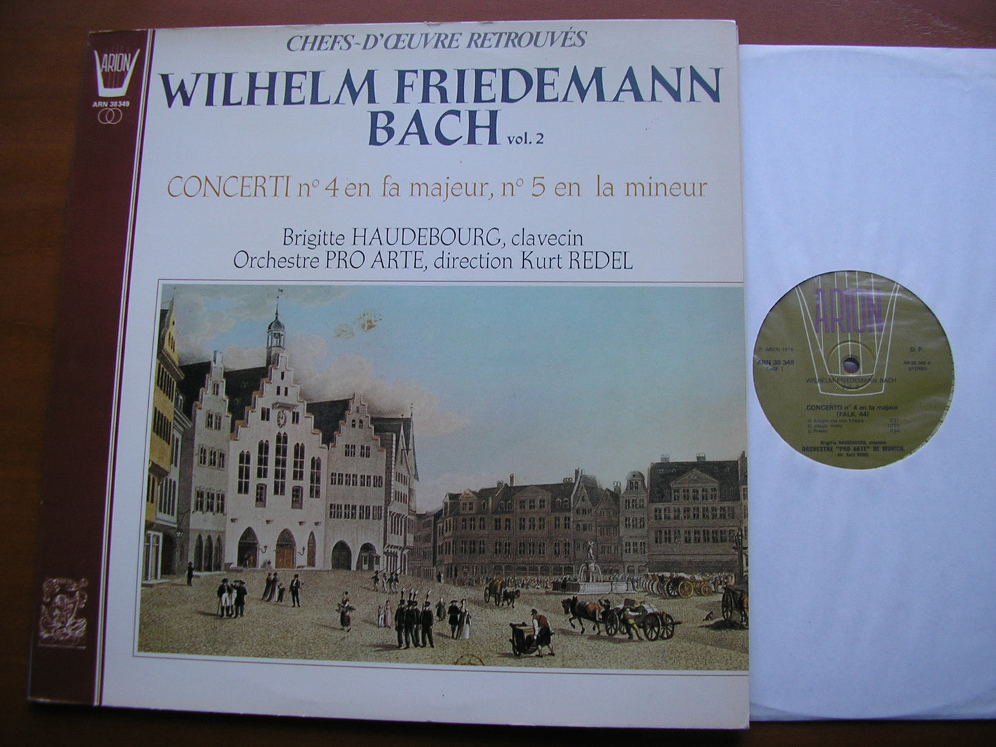 BACH, WILHELM FRIEDEMANN: HARPSICHORD CONCERTOS Nos. 4 & 5      HAUDEBOURG / MUNICH PRO ARTE ORCHESTRA / REDEL     ARN 38 349