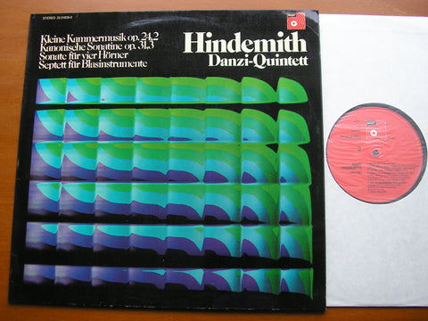 HINDEMITH: SONATINE / SEPTET / SONATA FOR 4 HORNS / MUSIC FOR 5 WINDS       DANZI QUINTET     25 21639