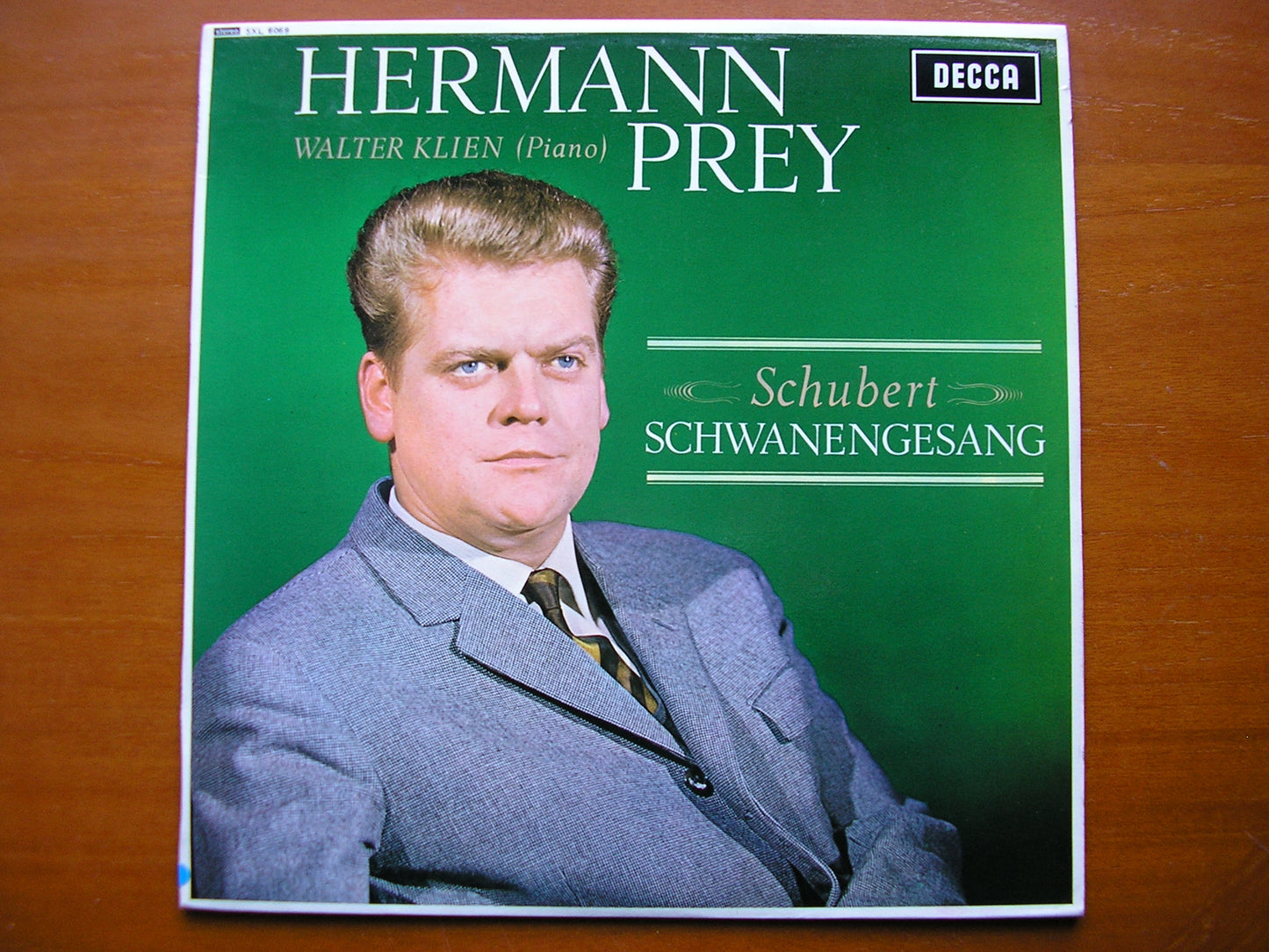 SXL 6069  SCHUBERT: SCHWANENGESANG     HERMANN PREY / WALTER KLEIN      ED1