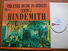 HINDEMITH: MUSIC FOR THE THEATRE       GRUBER / BERLIN SYMPHONY / STUTTGART SOLOISTS     CE 31044