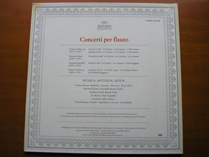 CONCERTOS FOR FLUTE: MANCINI / SARRI / BARBELLA / VALENTINE     HEYENS / MUSICA ANTIQUA COLOGNE     2533 380