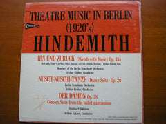 HINDEMITH: MUSIC FOR THE THEATRE       GRUBER / BERLIN SYMPHONY / STUTTGART SOLOISTS     CE 31044