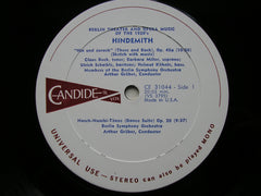 HINDEMITH: MUSIC FOR THE THEATRE       GRUBER / BERLIN SYMPHONY / STUTTGART SOLOISTS     CE 31044