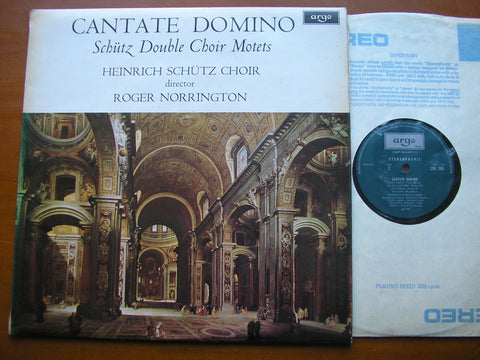 SCHUTZ: CANTATE DOMINO      NORRINGTON / HEINRICH SCHUTZ CHOIR     ZRG 666