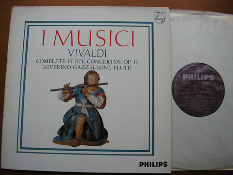 VIVALDI: FLUTE CONCERTOS Op. 10     SEVERINO GAZZELLONI / I MUSICI      SAL 3705