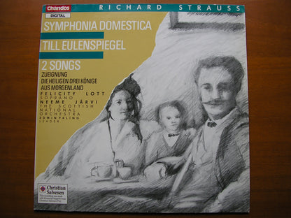 STRAUSS: SINFONIA DOMESTICA / TILLEULENSPIEGEL / TWO SONGS      LOTT / SCOTTISH NATIONAL ORCHESTRA / JARVI      ABRD 1267