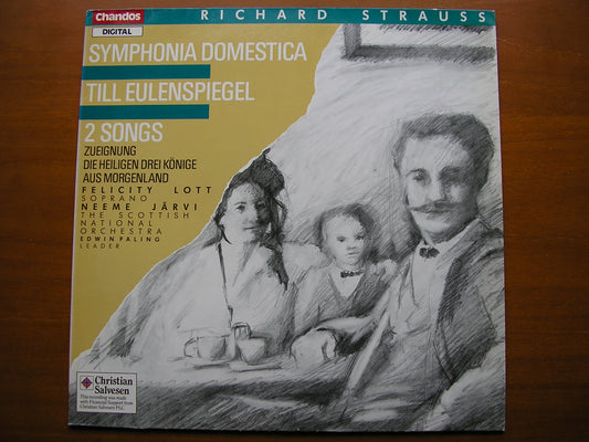 STRAUSS: SINFONIA DOMESTICA / TILLEULENSPIEGEL / TWO SONGS      LOTT / SCOTTISH NATIONAL ORCHESTRA / JARVI      ABRD 1267