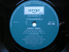 SCHUTZ: CANTATE DOMINO      NORRINGTON / HEINRICH SCHUTZ CHOIR     ZRG 666