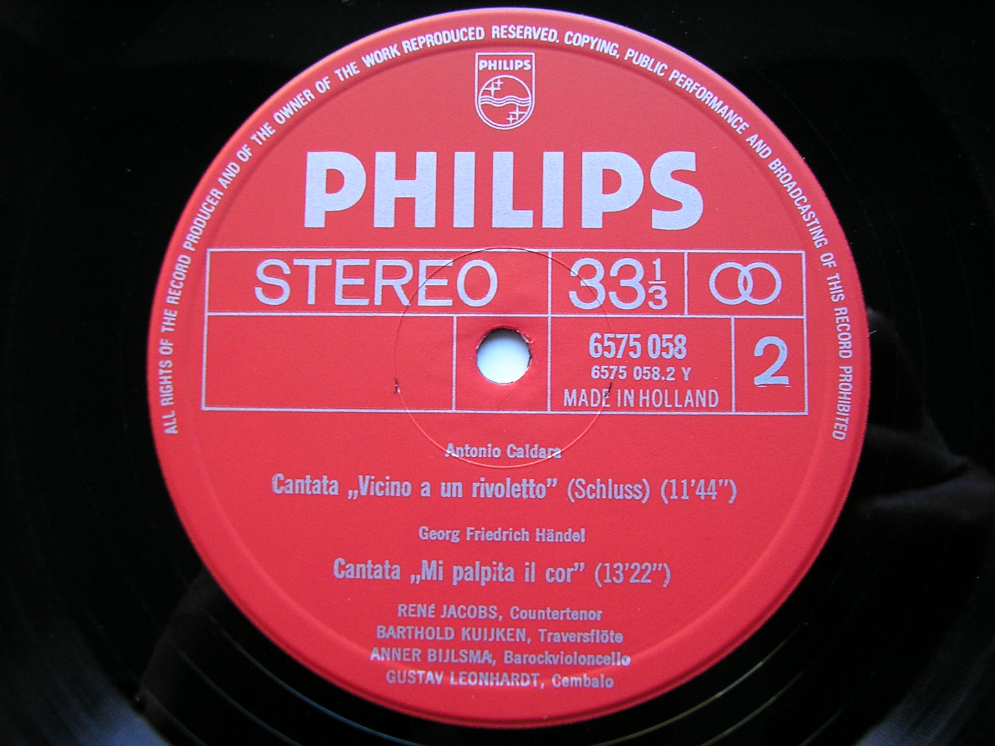 CANTATA DA CAMERA: PORPORA / CALDARA / HANDEL     RENE JACOBS / ENSEMBLE / LEONHARDT     6575 058