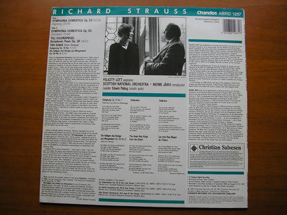 STRAUSS: SINFONIA DOMESTICA / TILLEULENSPIEGEL / TWO SONGS      LOTT / SCOTTISH NATIONAL ORCHESTRA / JARVI      ABRD 1267